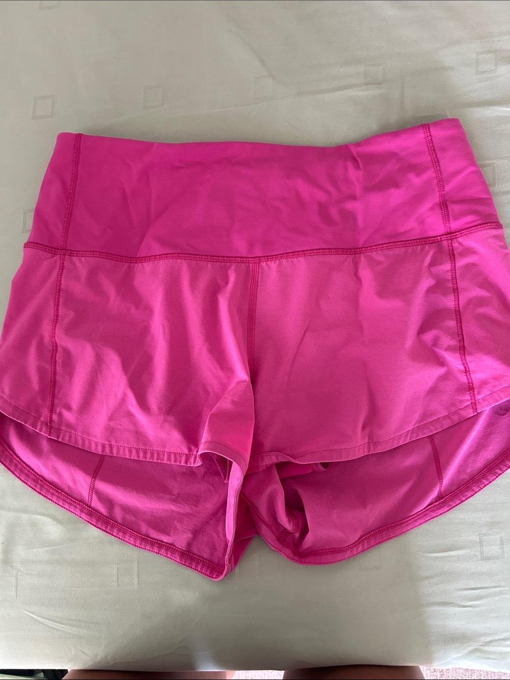lululemon speed up shorts 2.5” in sonic pink